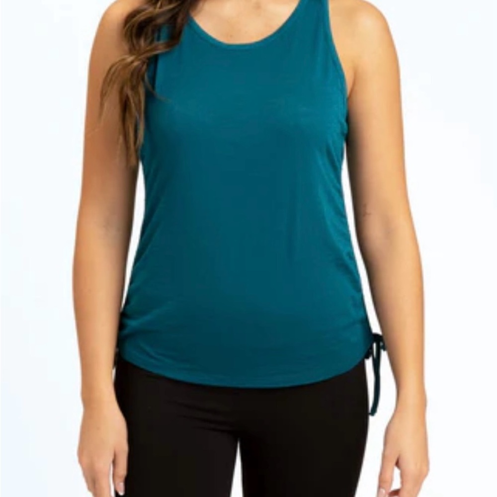Teal Sleeveless Women's Top